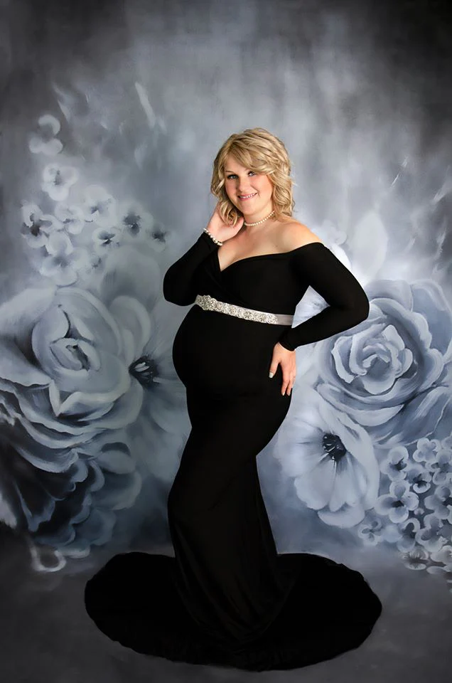 Kate Fine Art Flowers Denim/blue Backdrop Portrait Designed by JS Photography - Image 5