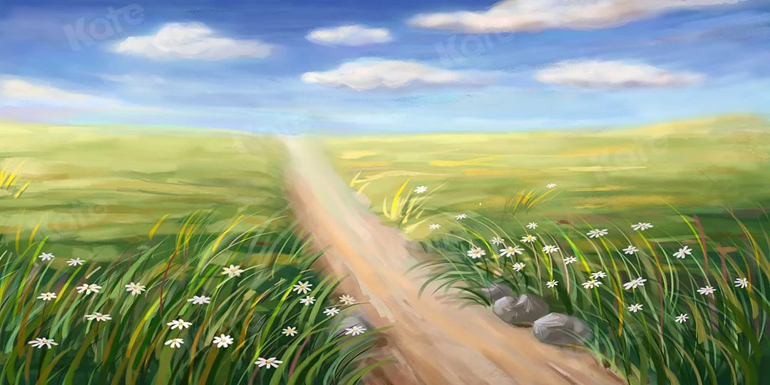 Kate Fine Art Prairie Field Path Backdrop Designed by GQ - Image 3