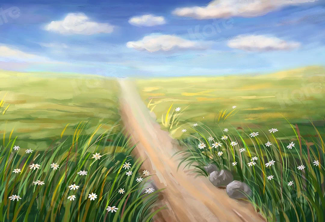 Kate Fine Art Prairie Field Path Backdrop Designed by GQ - Image 4