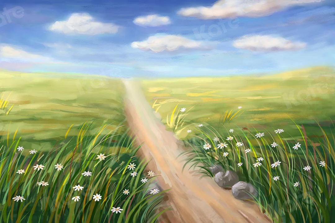 Kate Fine Art Prairie Field Path Backdrop Designed by GQ - Image 5