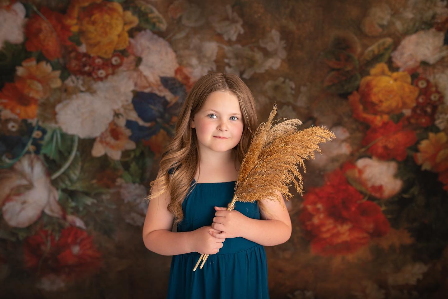 Kate Fine Art Retro Oil Painting Flowers Backdrop for Photography - Image 11