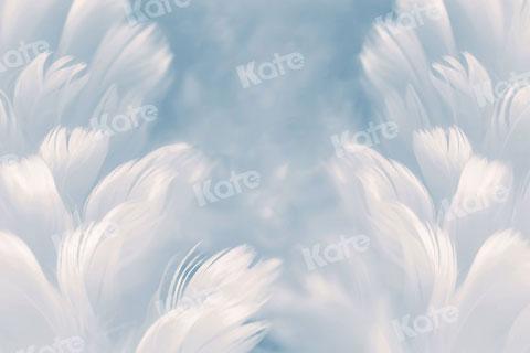 Kate Fine Art White Feather Dream Backdrop for Photography - Image 3