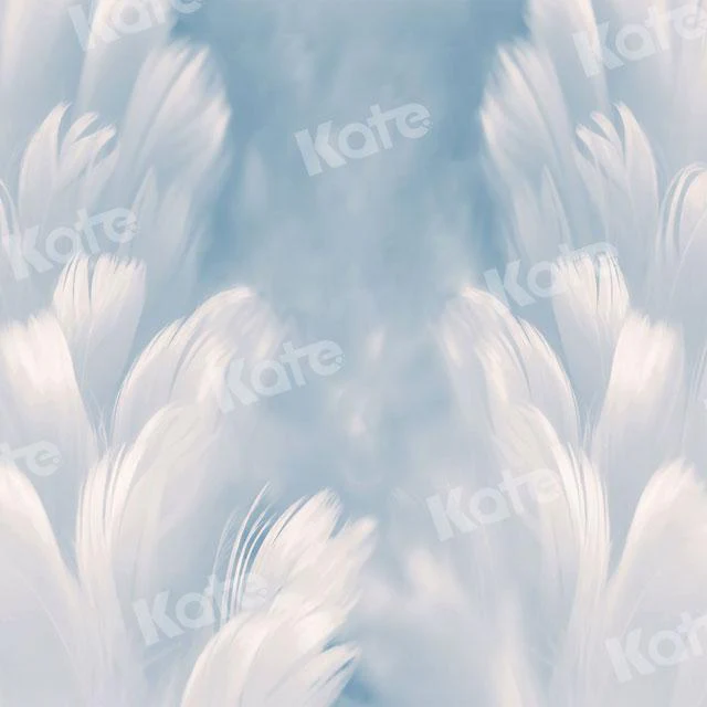 Kate Fine Art White Feather Dream Backdrop for Photography - Image 4