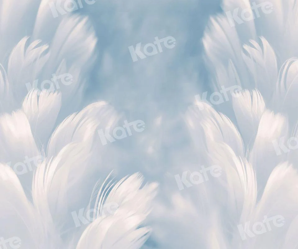 Kate Fine Art White Feather Dream Backdrop for Photography - Image 5