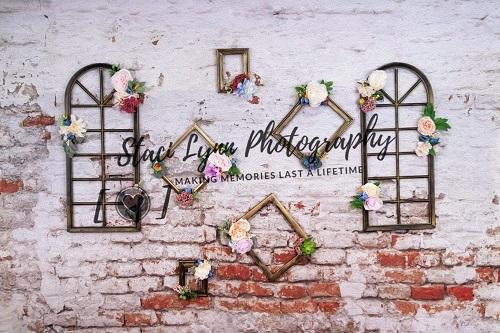 Kate Floral Frames Backdrop Designed By Stacilynnphotography