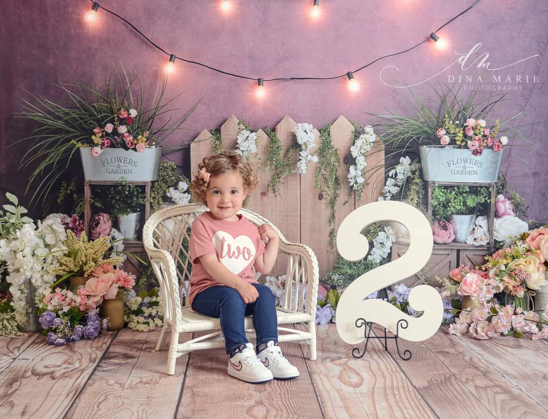 Kate Flower Garden Lights Backdrop Designed by Megan Leigh Photography - Image 5
