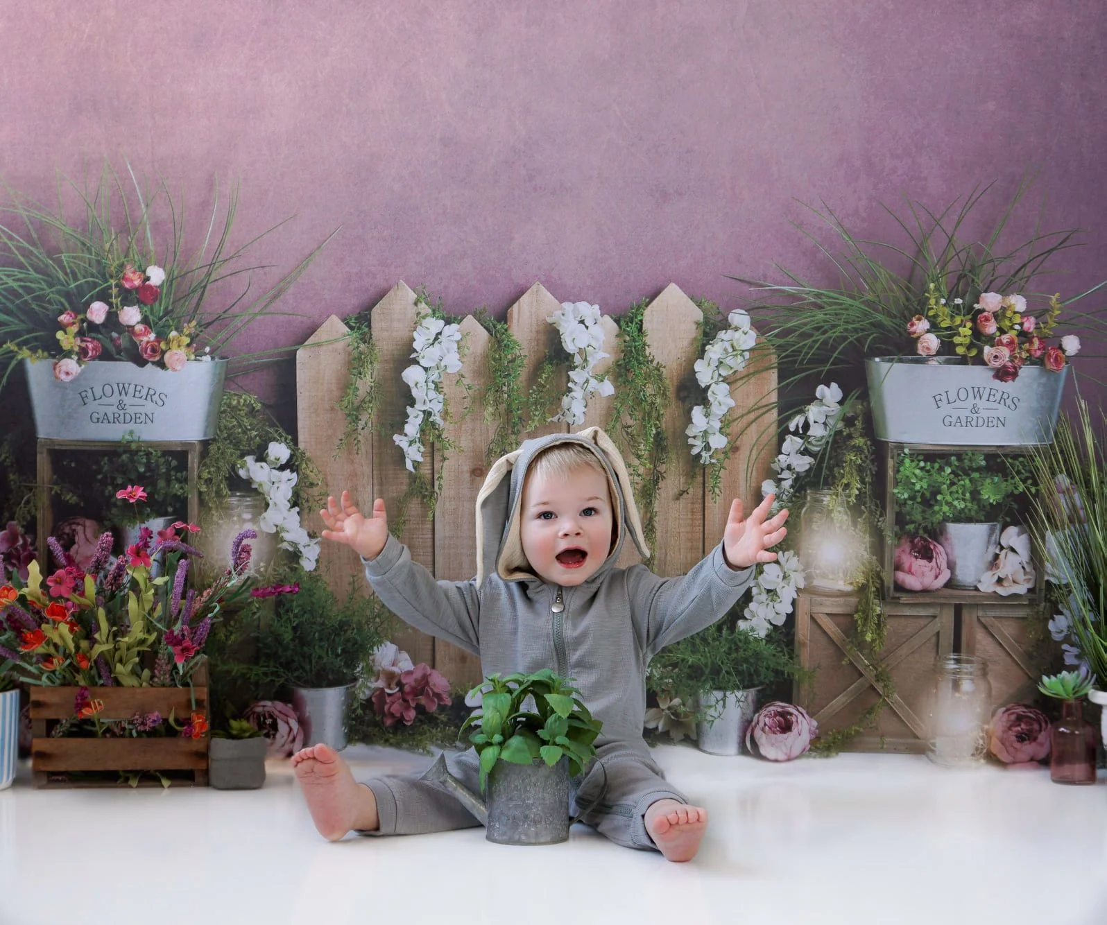 Kate Florals Garden Backdrop Designed by Megan Leigh Photography - Image 3