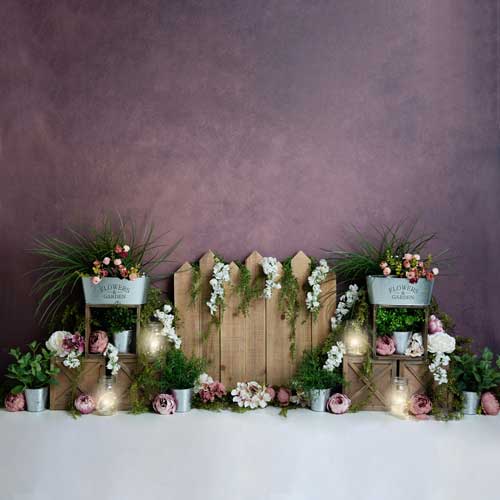 Kate Florals Garden Backdrop Designed by Megan Leigh Photography - Image 7