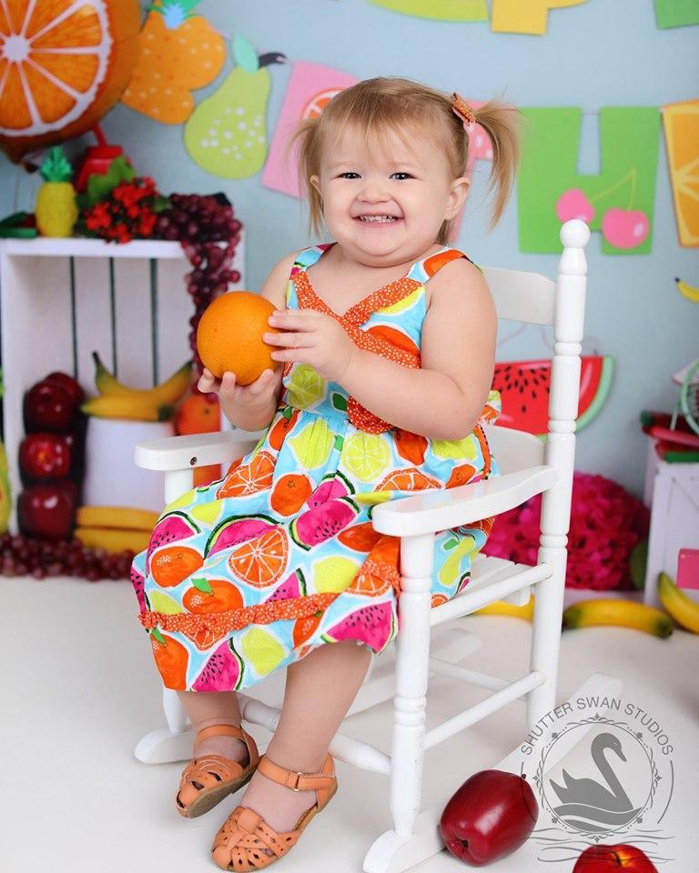 Kate Fruity Birthday Children Backdrop - Image 3