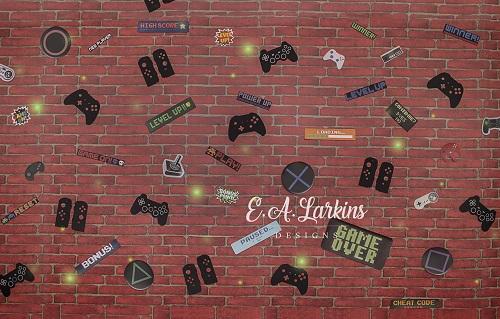 Kate Game On Brick Backdrop for Photography Designed By Erin Larkins