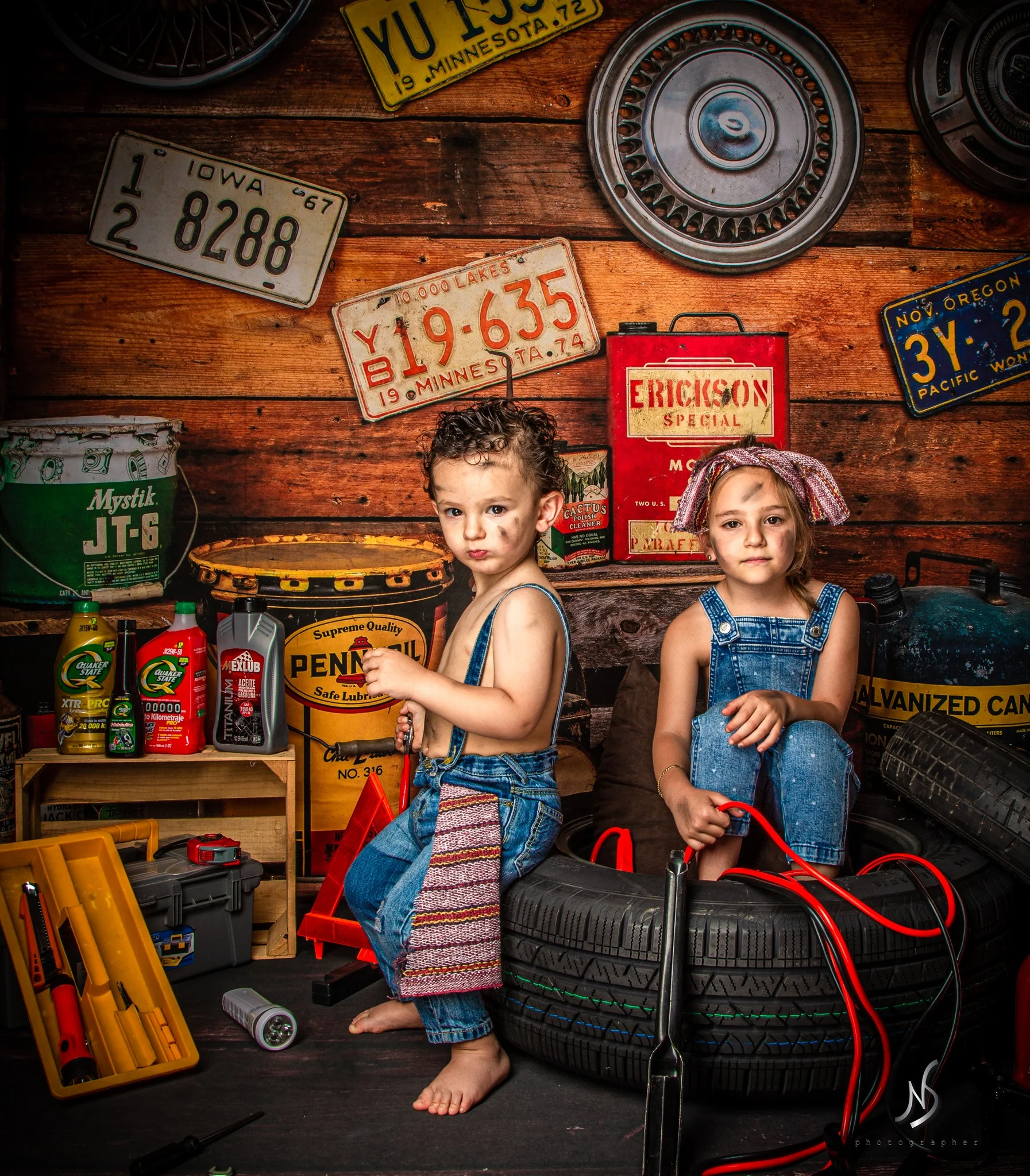 Kate Garage Boys/Father's Day Backdrop Designed by Arica Kirby - Image 3