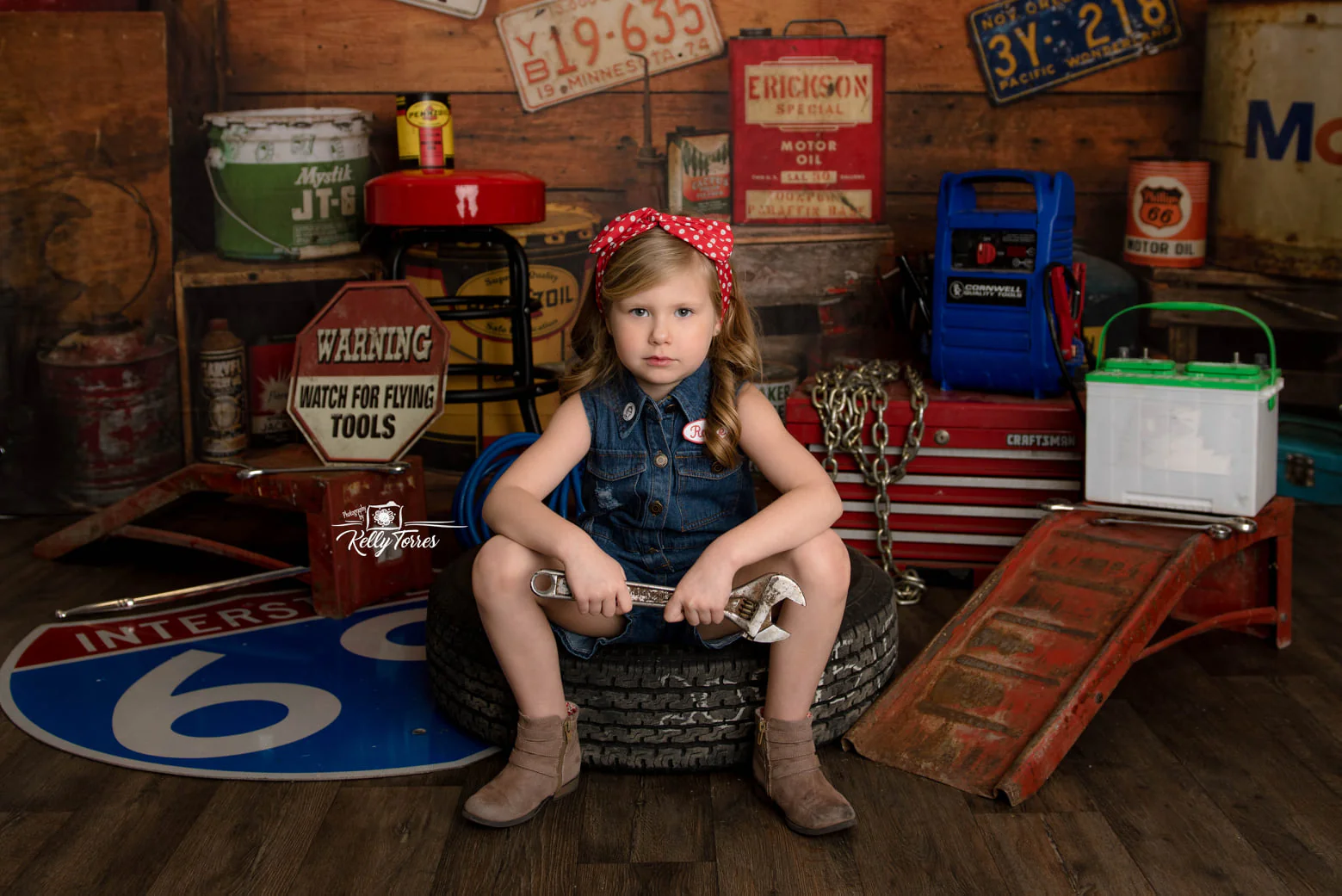 Kate Garage Boys/Father's Day Backdrop Designed by Arica Kirby - Image 7