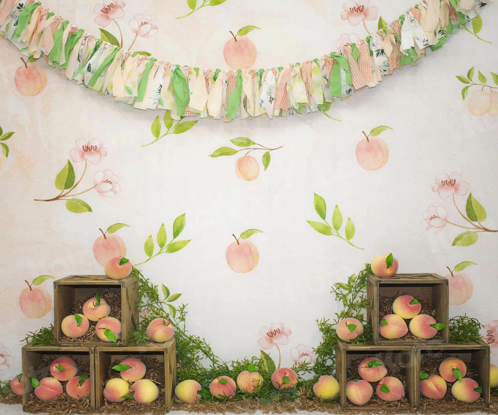 Kate Georgia Peach Backdrop Designed By Leann West - Image 3