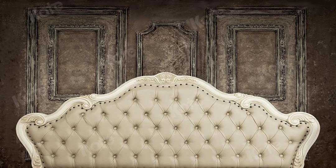 Kate Headboard Bedroom Beige Retro Wall Boudoir Backdrop for photography - Image 3