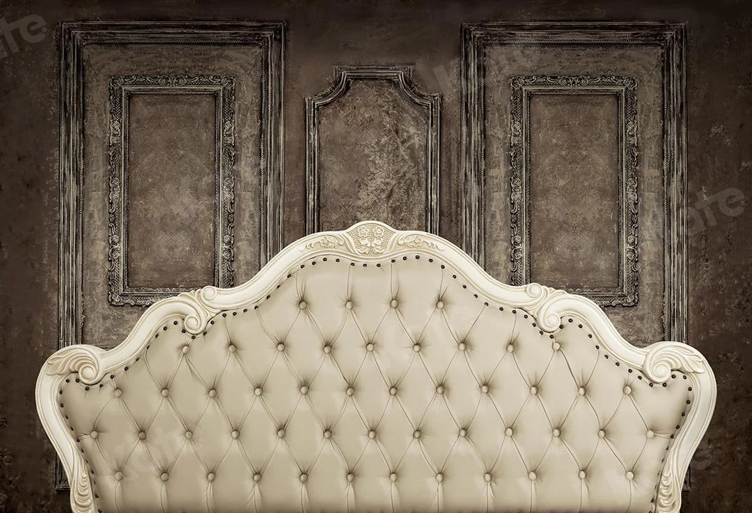 Kate Headboard Bedroom Beige Retro Wall Boudoir Backdrop for photography - Image 4