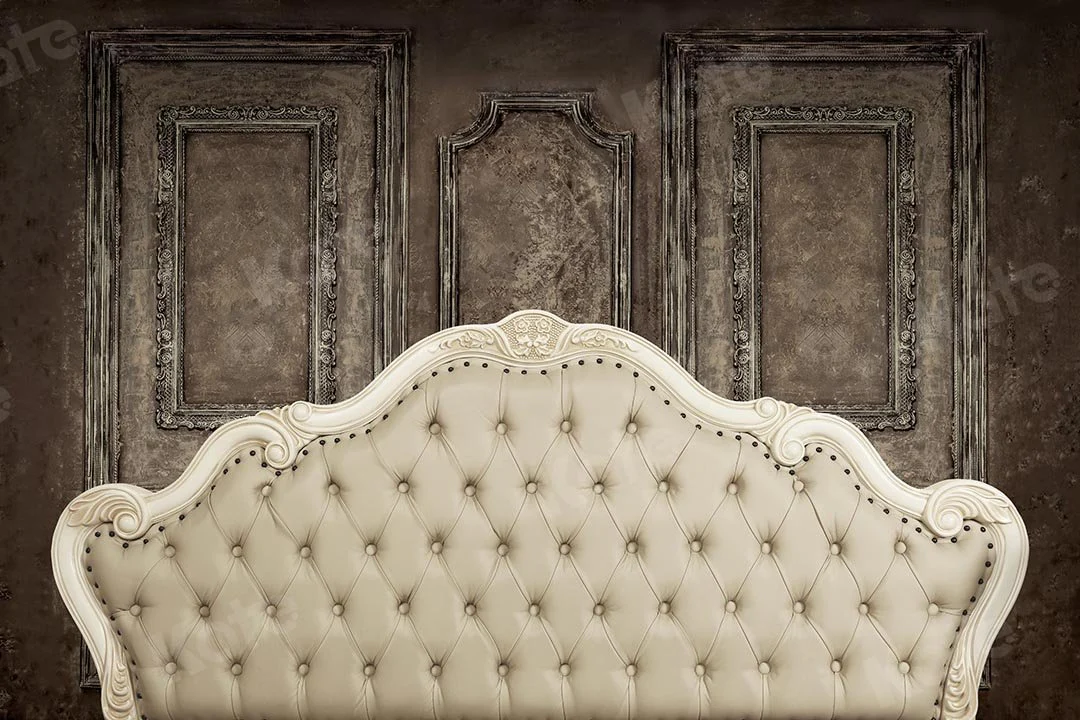 Kate Headboard Bedroom Beige Retro Wall Boudoir Backdrop for photography - Image 5