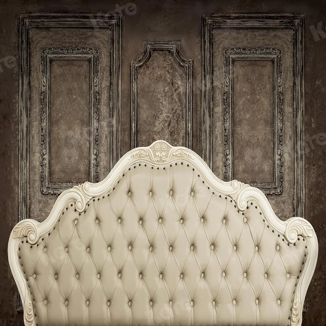 Kate Headboard Bedroom Beige Retro Wall Boudoir Backdrop for photography - Image 6