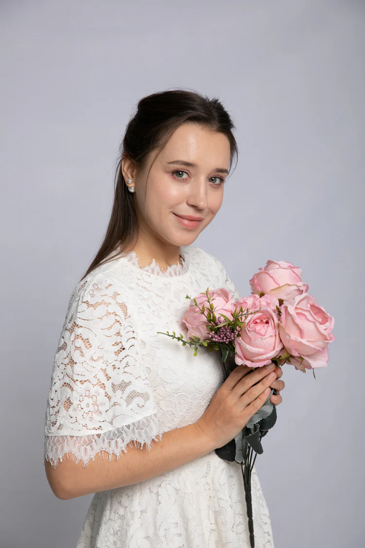 Kate Solid White Cloth Backdrop Portrait Photography for Family - Image 3