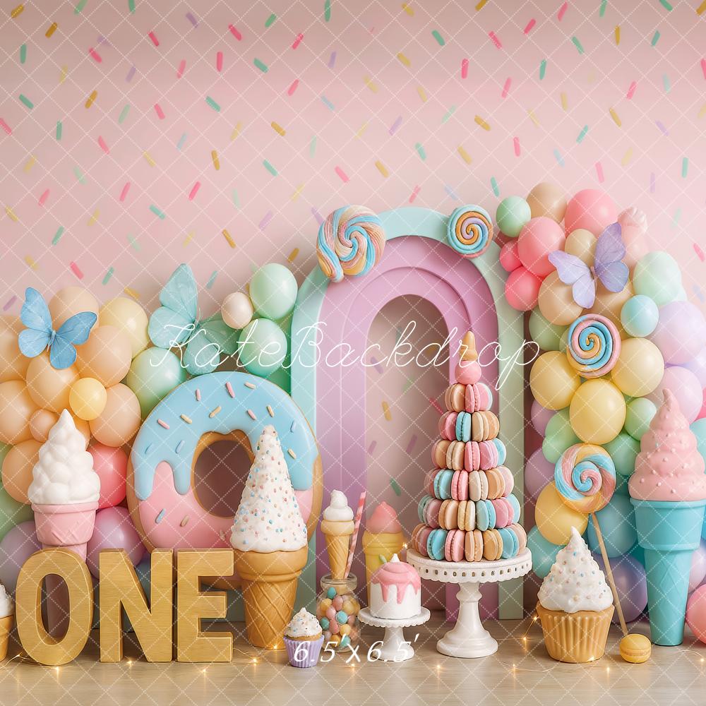 Kate 1st Birthday Candyland Balloon Backdrop Designed by Ashley Paul - Image 2