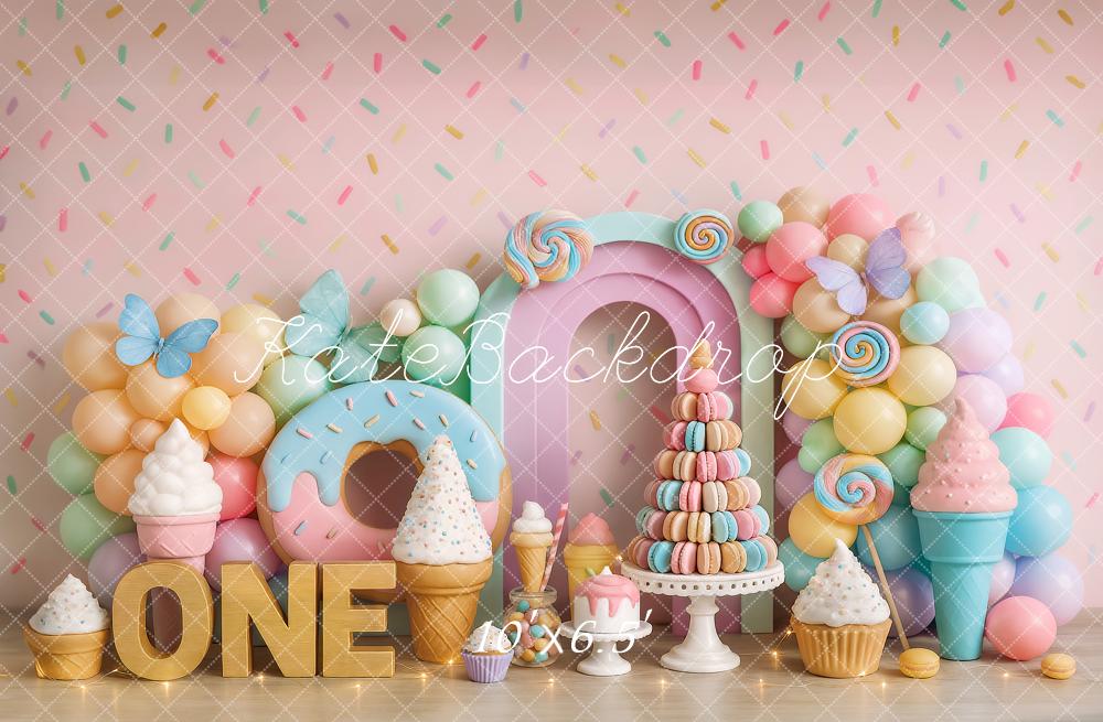 Kate 1st Birthday Candyland Balloon Backdrop Designed by Ashley Paul - Image 4