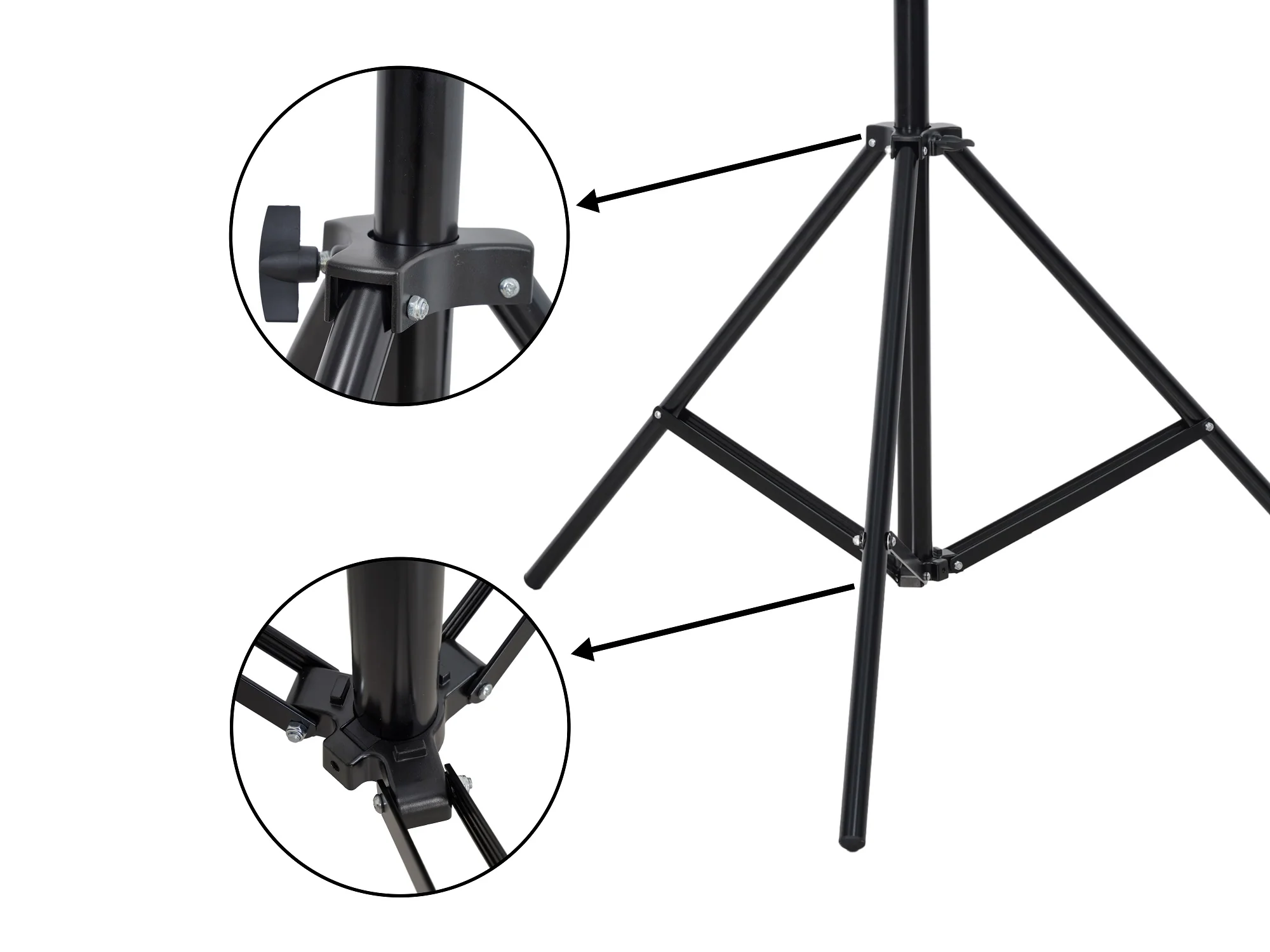 Kate 3x2.8m Adjustable Frame Kit Stand for Photography - Image 3