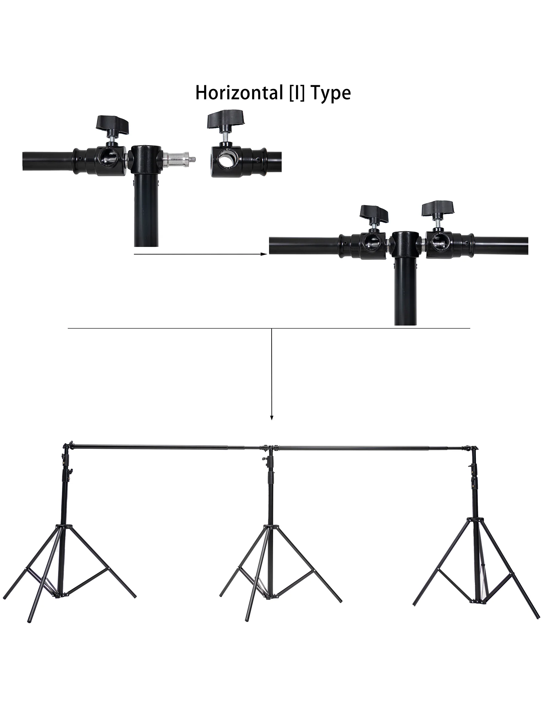 Kate 6x3m Frame Stand for room set( including 8 clips + one carrying case) - Image 7