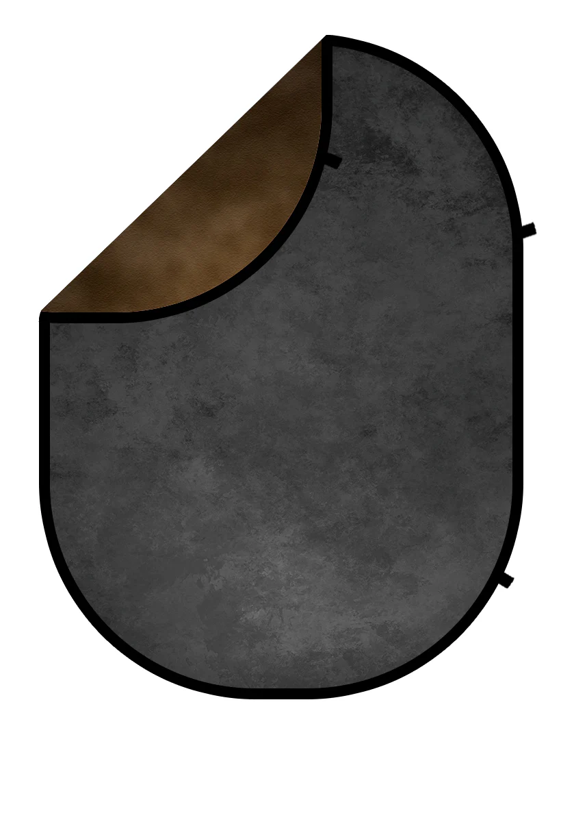 Kate Abstract Brown/Dark Gray Collapsible Backdrop Photography 5X6.5ft(1.5x2m) - Image 4