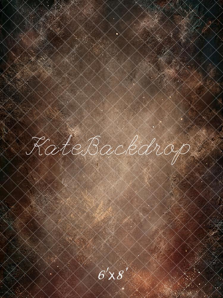 Kate Abstract Brown Texture Fleece Backdrop Designed by GQ