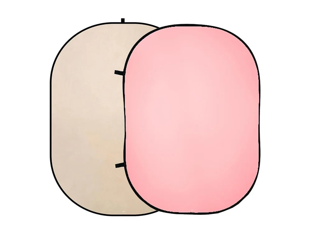 Kate Abstract Cream/Abstract Pink Collapsible Backdrop Photography 5X6.5ft(1.5x2m) - Image 4
