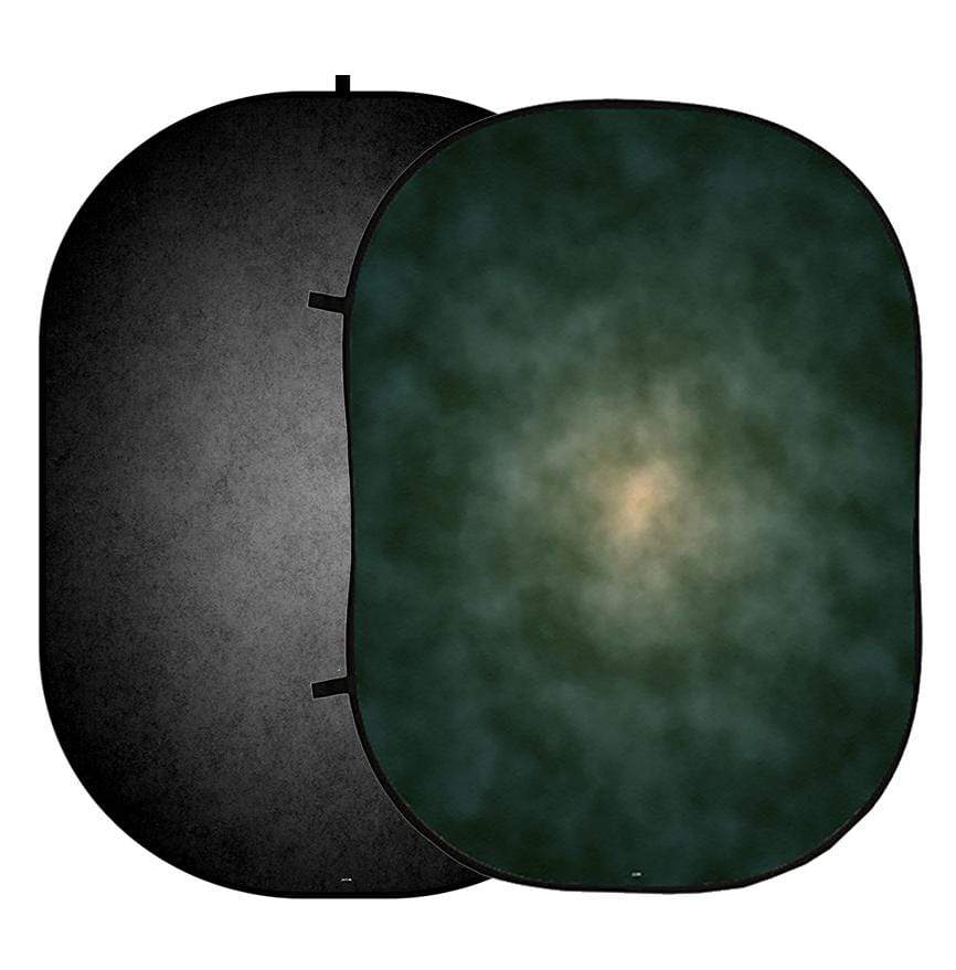 Kate Abstract Dark Green/Black Collapsible Backdrop Photography 5X6.5ft(1.5x2m) - Image 3