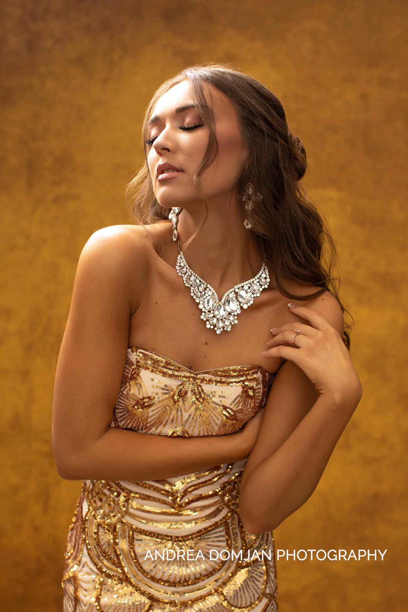 Kate Abstract Gold Backdrop for Photography - Image 4