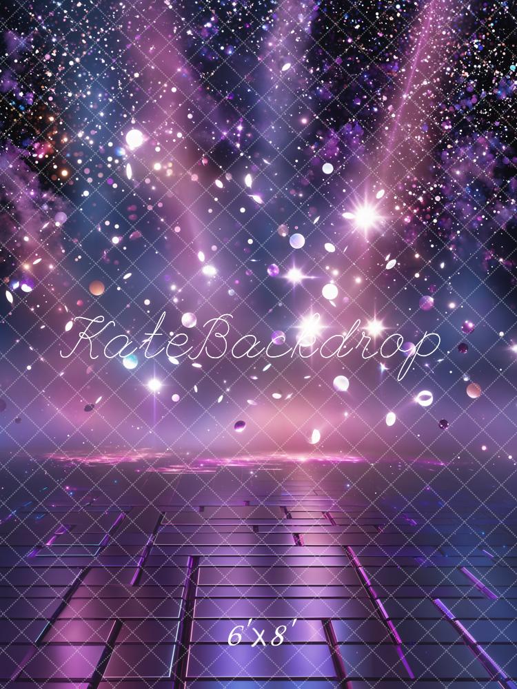 Kate Abstract Light Rays Glitter Floor Backdrop Designed by Chain Photography - Image 3
