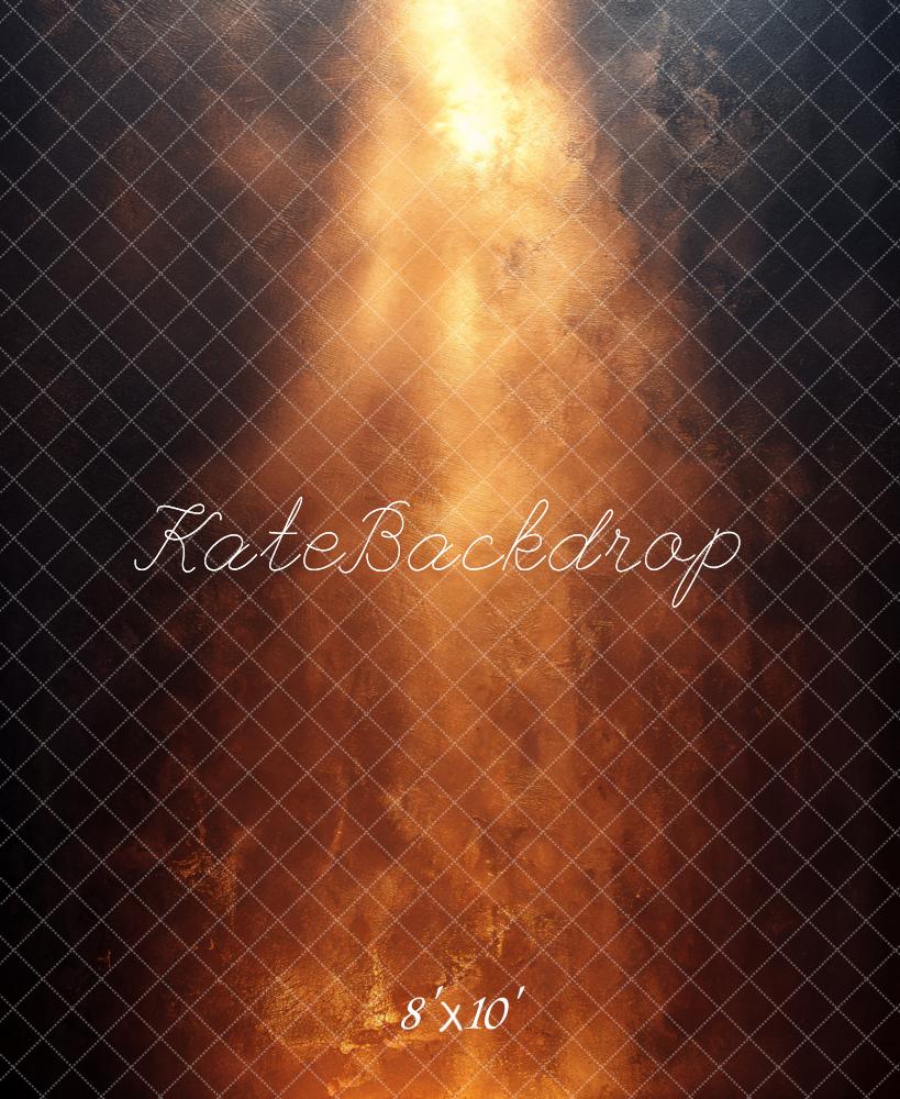 Kate Abstract Light Rays Gradient Gold Fleece Backdrop Designed by Emetselch - Image 3
