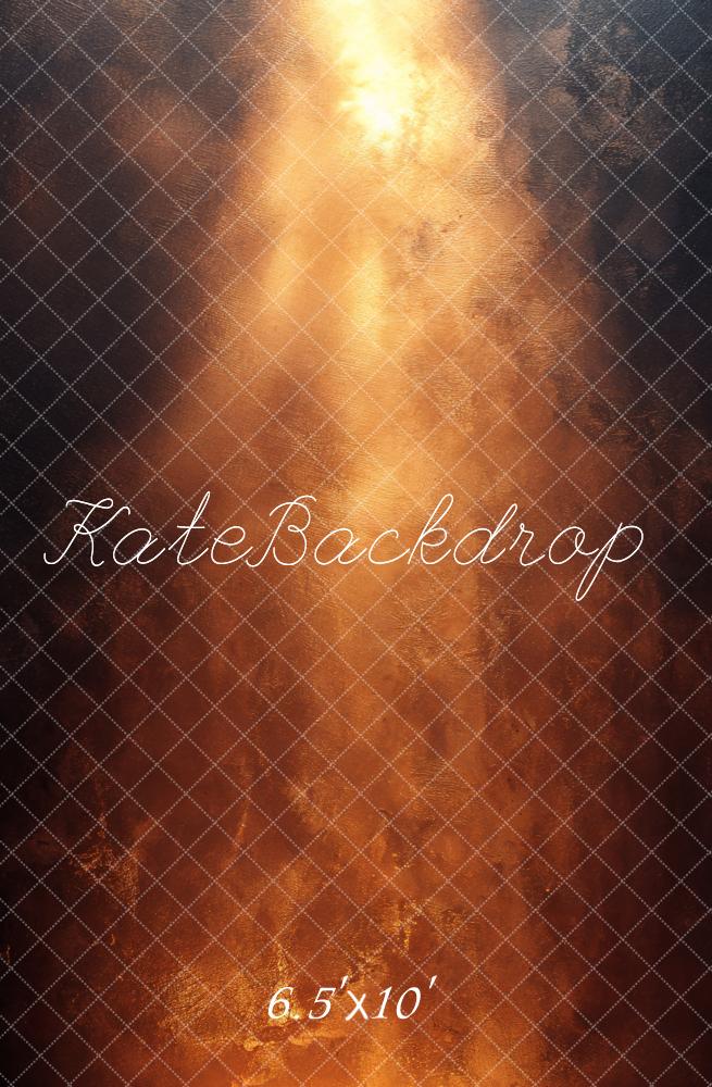 Kate Abstract Light Rays Gradient Gold Fleece Backdrop Designed by Emetselch - Image 4