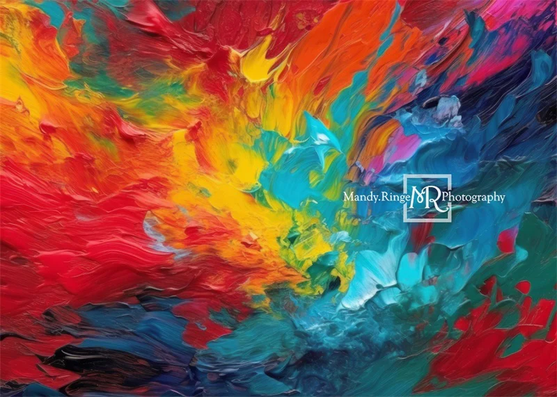Kate Abstract Rainbow Backdrop Designed by Mandy Ringe Photography - Image 2