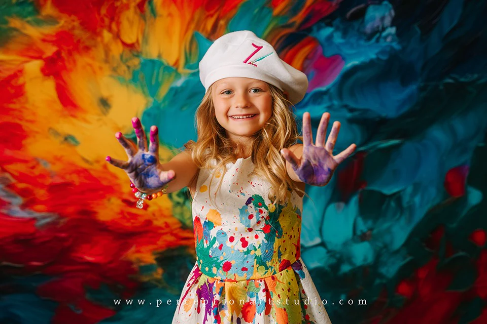 Kate Abstract Rainbow Backdrop Designed by Mandy Ringe Photography - Image 3