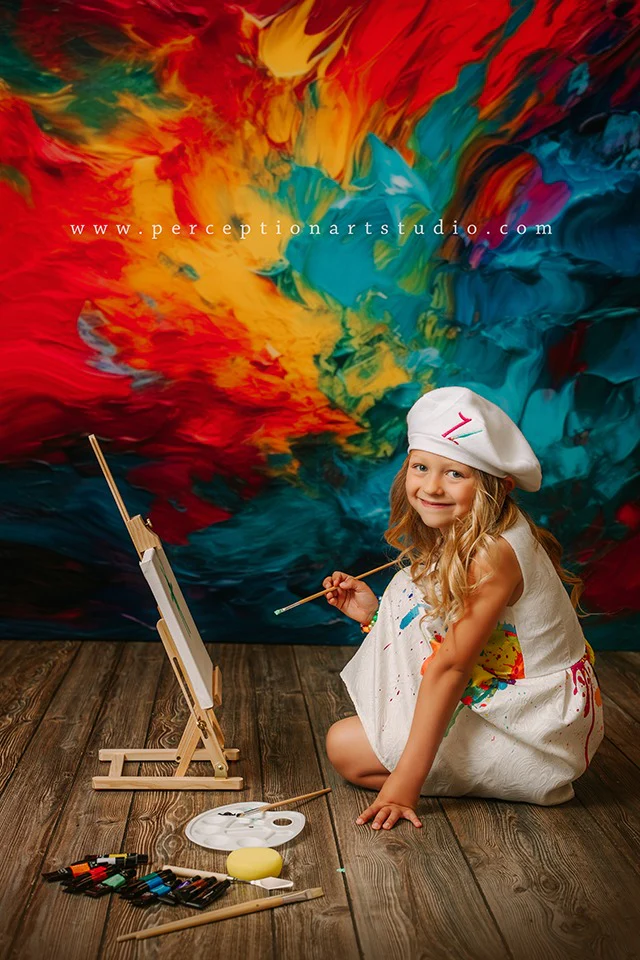 Kate Abstract Rainbow Backdrop Designed by Mandy Ringe Photography - Image 5