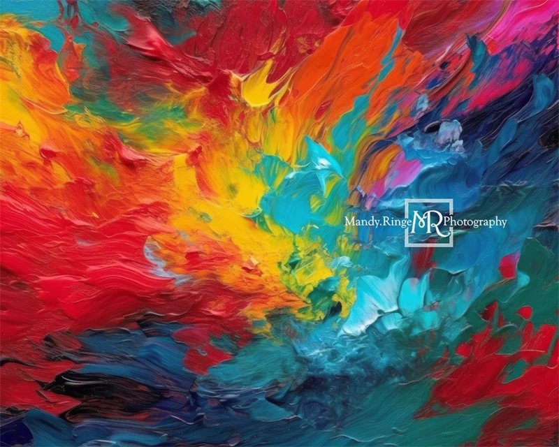 Kate Abstract Rainbow Backdrop Designed by Mandy Ringe Photography - Image 8