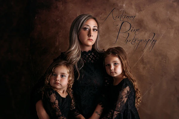 Kate Abstract Retro Texture Dark Brown Backdrop for Portraits Photography - Image 4