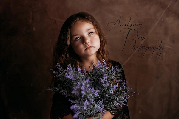 Kate Abstract Retro Texture Dark Brown Backdrop for Portraits Photography - Image 5