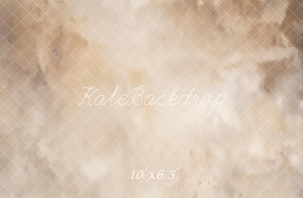 Kate Abstract Texture Beige Brown Fleece Backdrop Designed by Emetselch - Image 2
