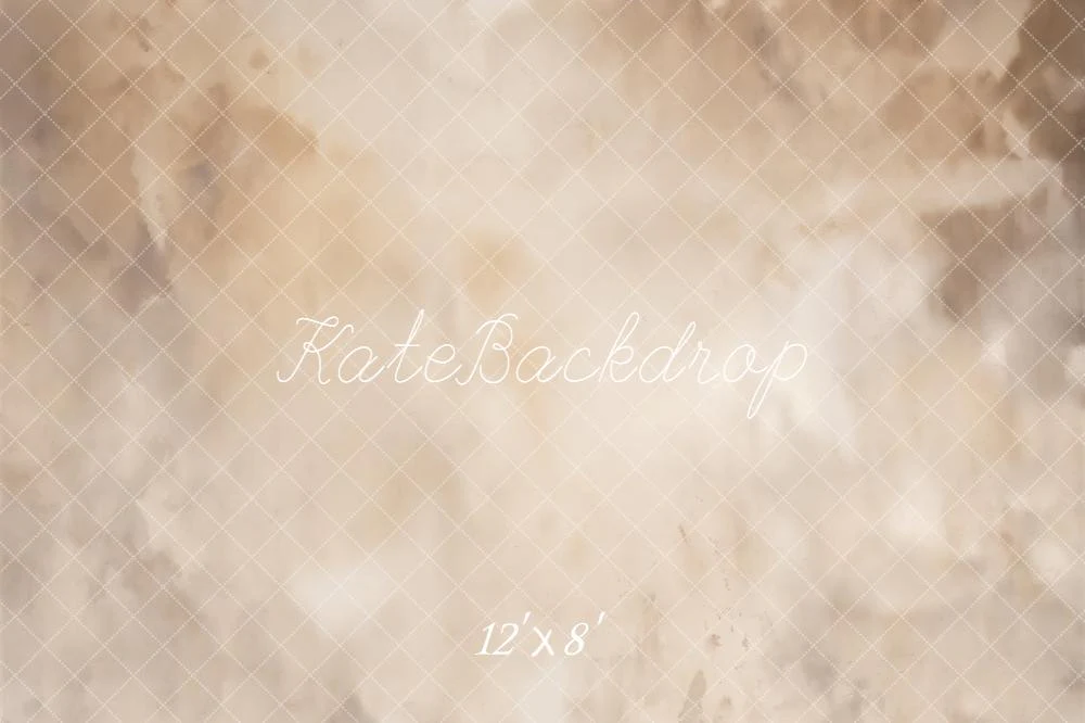 Kate Abstract Texture Beige Brown Fleece Backdrop Designed by Emetselch - Image 4