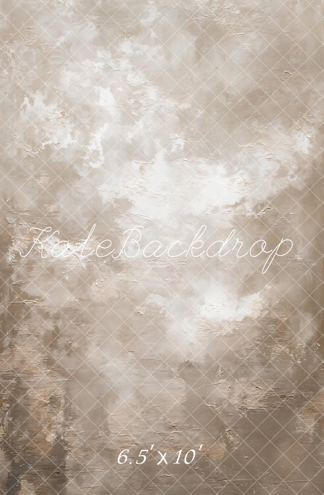Kate Abstract Texture Beige Fleece Backdrop Designed by GQ - Image 2
