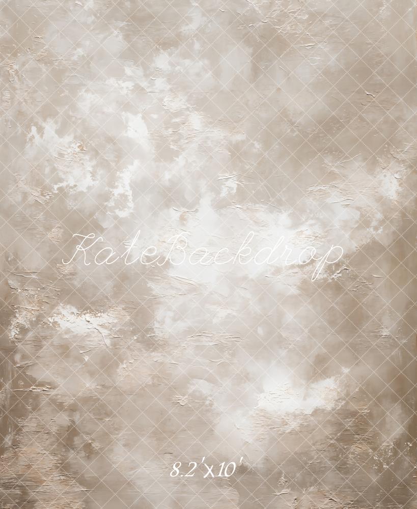 Kate Abstract Texture Beige Fleece Backdrop Designed by GQ - Image 3