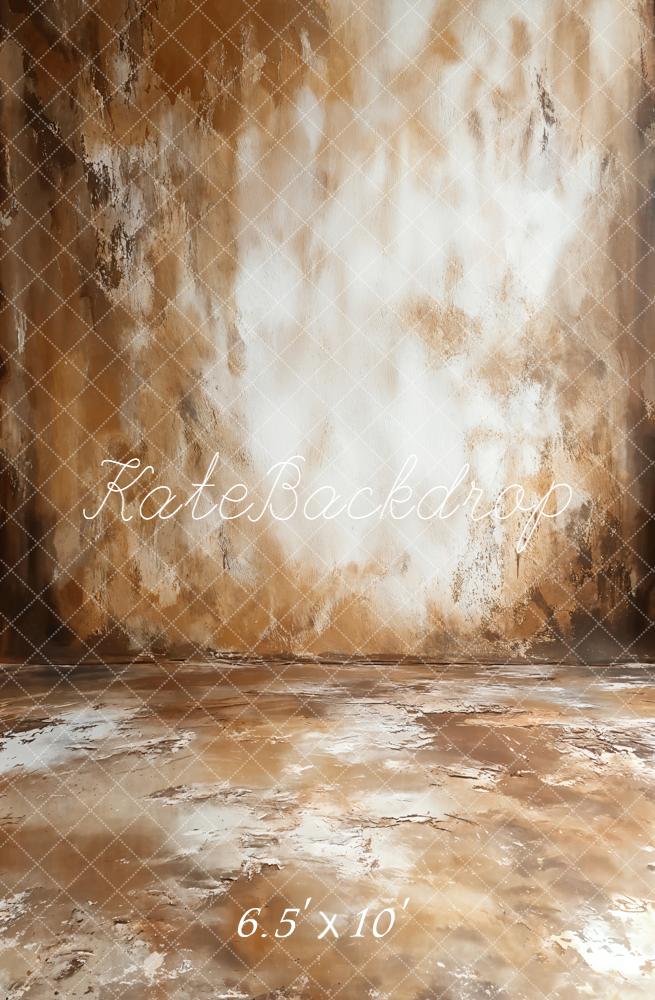 Kate Abstract Texture Brown Floor Backdrop Designed by GQ - Image 4