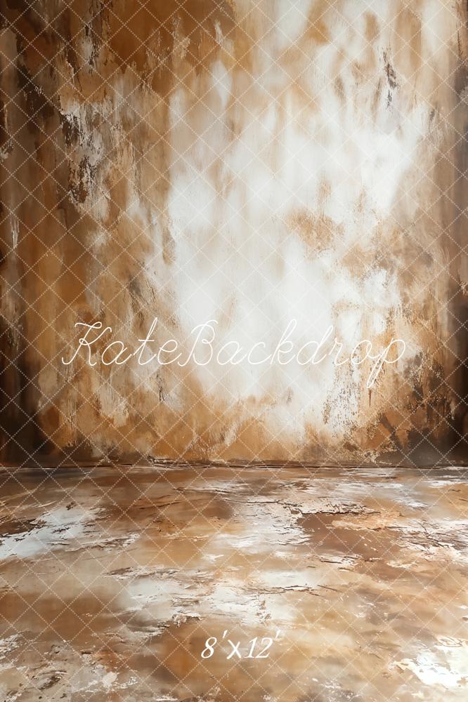Kate Abstract Texture Brown Floor Backdrop Designed by GQ - Image 8