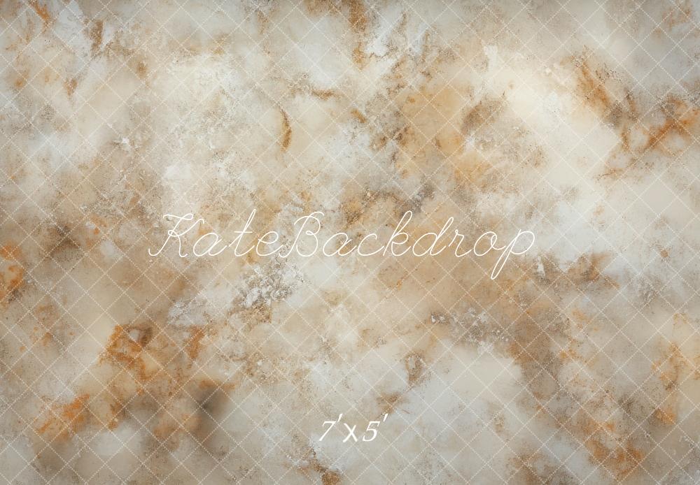 Kate Abstract Texture Marble Beige Floor Backdrop Designed by Mini MakeBelieve