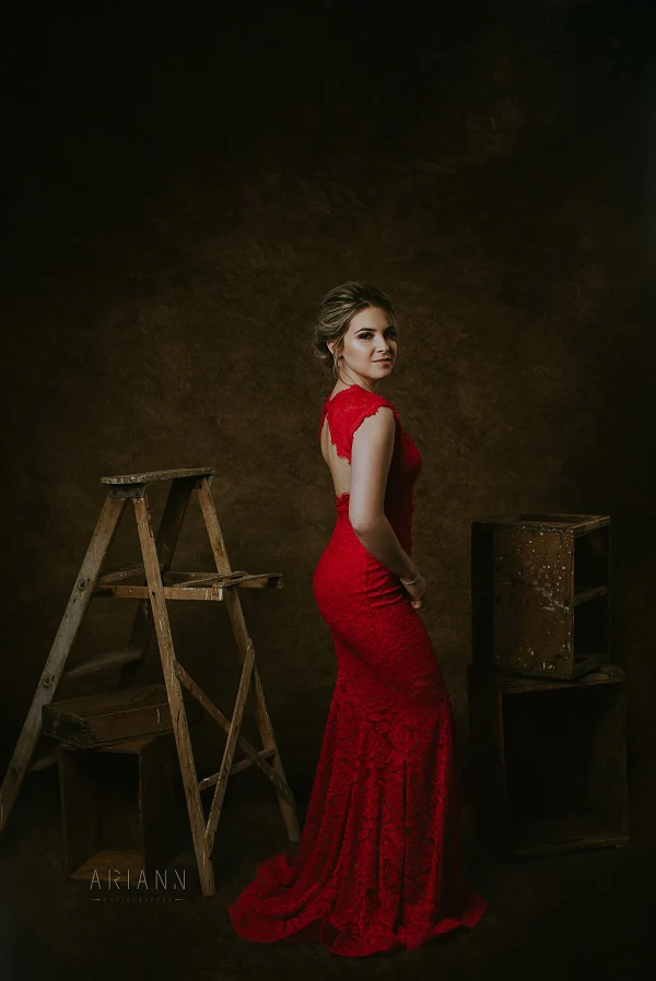 Kate Abstract Texture Old Master Dark Brown Backdrop Photo Studio - Image 10