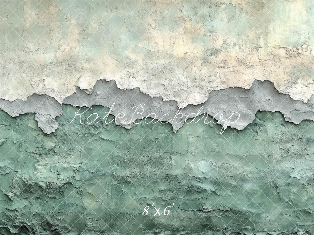 Kate Abstract Texture Vintage Green Wall Backdrop Designed by Mini MakeBelieve - Image 3