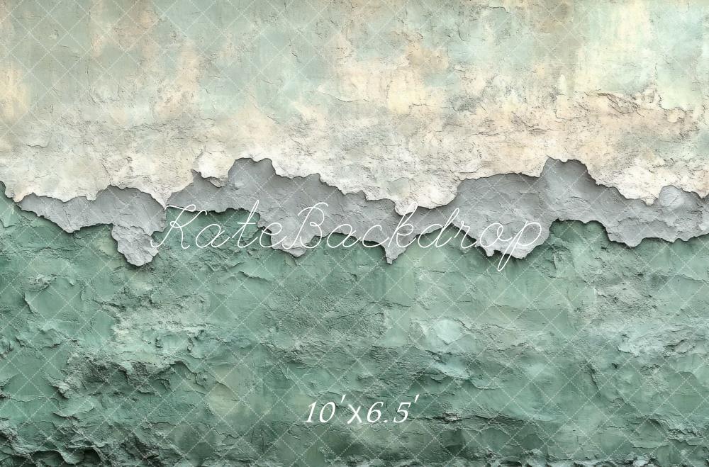 Kate Abstract Texture Vintage Green Wall Backdrop Designed by Mini MakeBelieve - Image 4